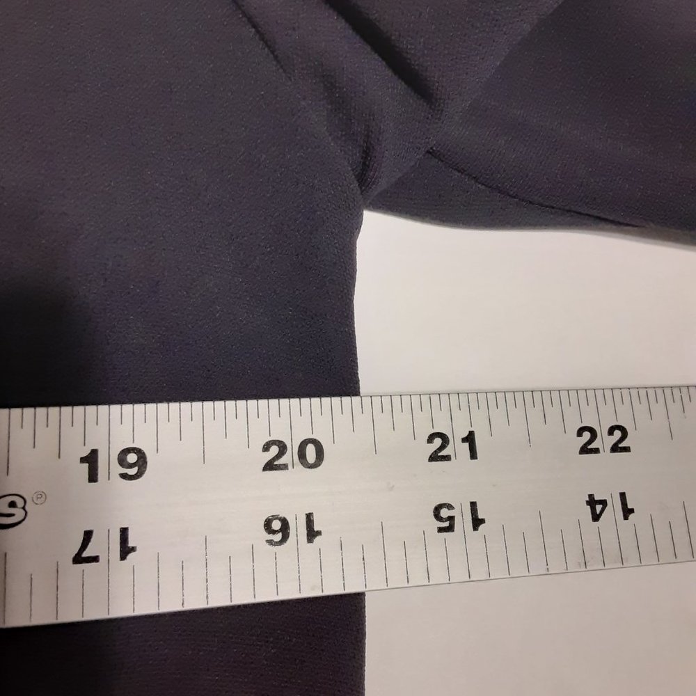 Eileen Fisher Women's Black Silk Open Front Cardigan Jacket Size M 78121 - Picture 5 of 6